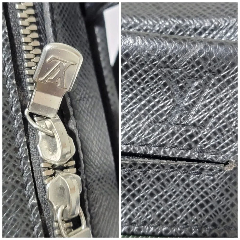 Authentic Louis Vuitton Taiga Leather Sayan Messenger Bag - Picture 8 of 15